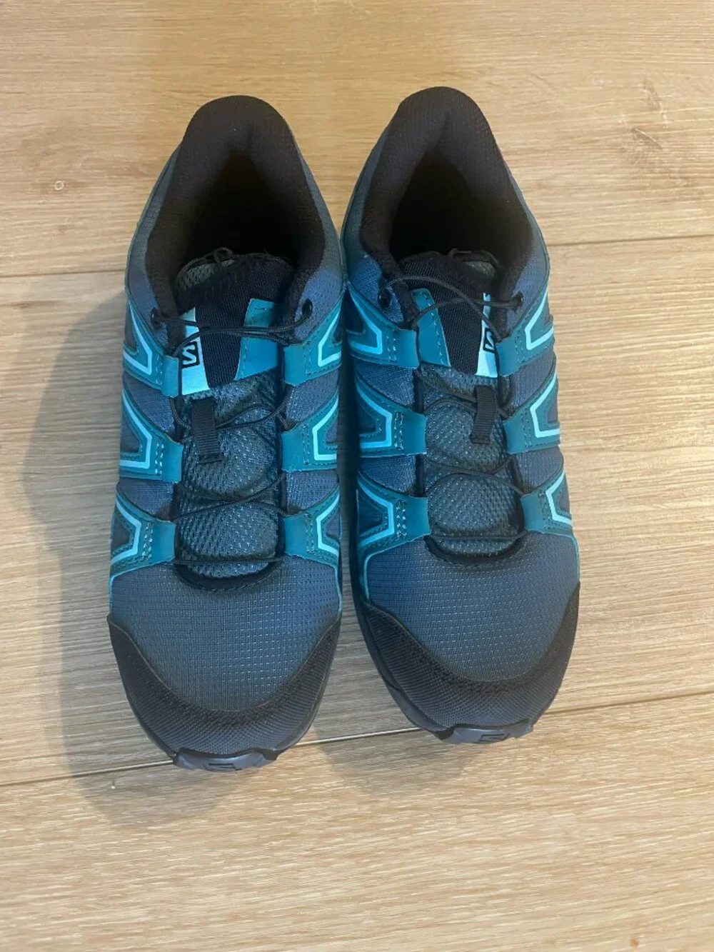 Salomon Speedcross Junior Trail Running Shoes Blue Teal Big Kids 5
